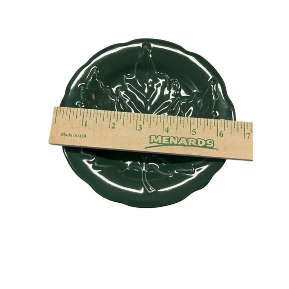 Longaberger Falling Leaves Pottery Plates Set of 4 Autumn Colors 6.75” Used - Picture 6 of 14